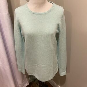Mint Green 100% Cashmere Sweater